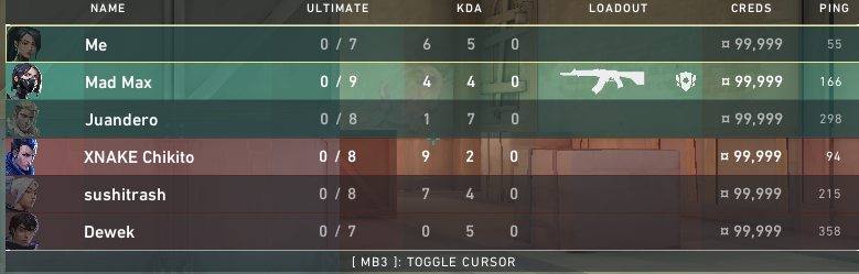 R para las scrims de hoy