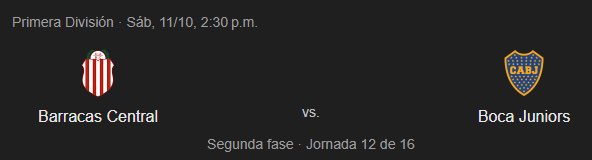Lo qué nos van a chorear el sábado.