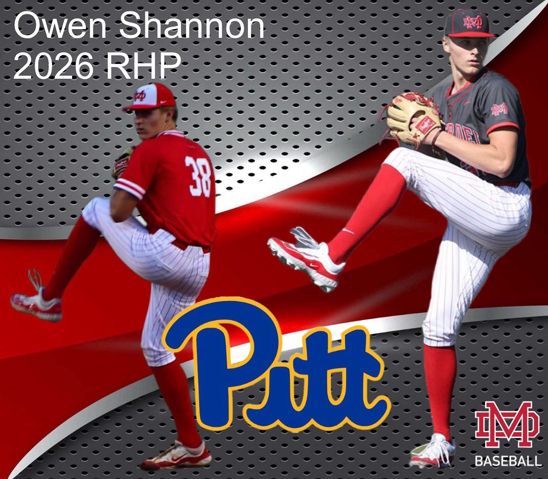 Congrats to Owen Shannon on committing to <a href="/Pitt_BASE/">Pitt Baseball</a> One of the most talented arms in SoCal and he is the best teammate you could have. Congrats Big O, we are proud of you! #weareMD #ACC  <a href="/MD_Athletics/">Mater Dei Athletics</a> <a href="/OwenShannon2026/">Owen Shannon</a> <a href="/latsondheimer/">eric sondheimer</a> <a href="/SteveFryer/">Steve Fryer</a> <a href="/ocvarsity/">ocvarsity</a> <a href="/PbrCalifornia/">𝐏𝐁𝐑 𝐂𝐀𝐋𝐈𝐅𝐎𝐑𝐍𝐈𝐀</a>
