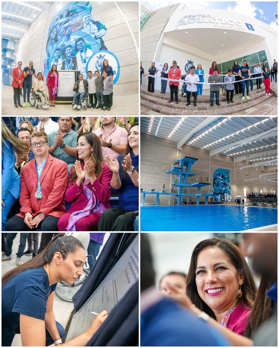 🏊‍♀️ El Centro Acuático de Guanajuato Capital, ¡vuelve a llenarse de vida y orgullo guanajuatense!

Aquí entrenan grandes talentos como Liliana Ibáñez, Jesús Hernández y Ángel de Jesús Camacho, pero también personas inspiradoras que se superan todos los días porque el deporte une,