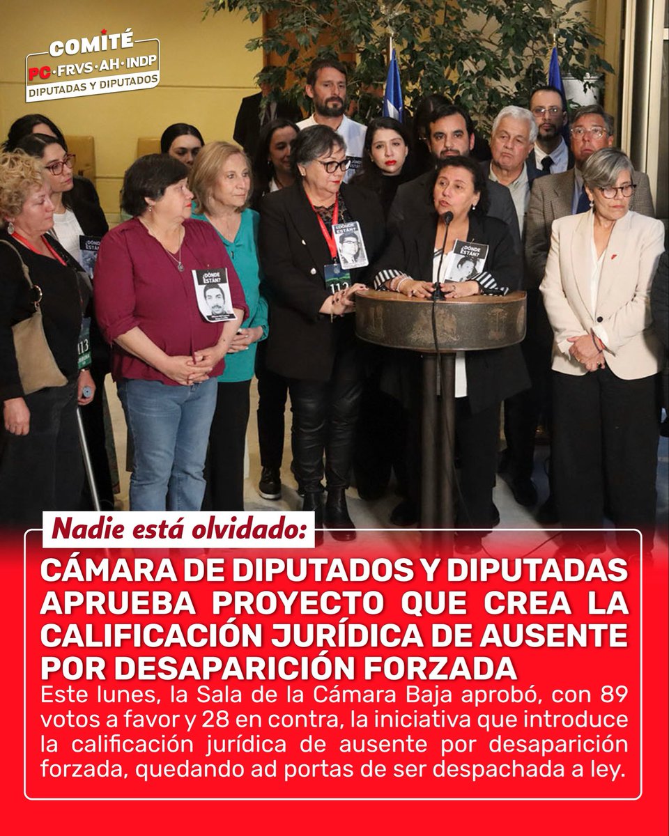 Comité PC - FRVS - AH Independientes (@bancadapc_frvs) on Twitter photo 🔴📢 La autora del proyecto, diputada <a href="/LorenaPizarroS/">Lorena Pizarro Sierra</a> , expresó su más profunda emoción por la votación, destacando la importancia tanto para las familias como para el país. 🔴📢 La autora del proyecto, diputada <a href="/LorenaPizarroS/">Lorena Pizarro Sierra</a> , expresó su más profunda emoción por la votación, destacando la importancia tanto para las familias como para el país.