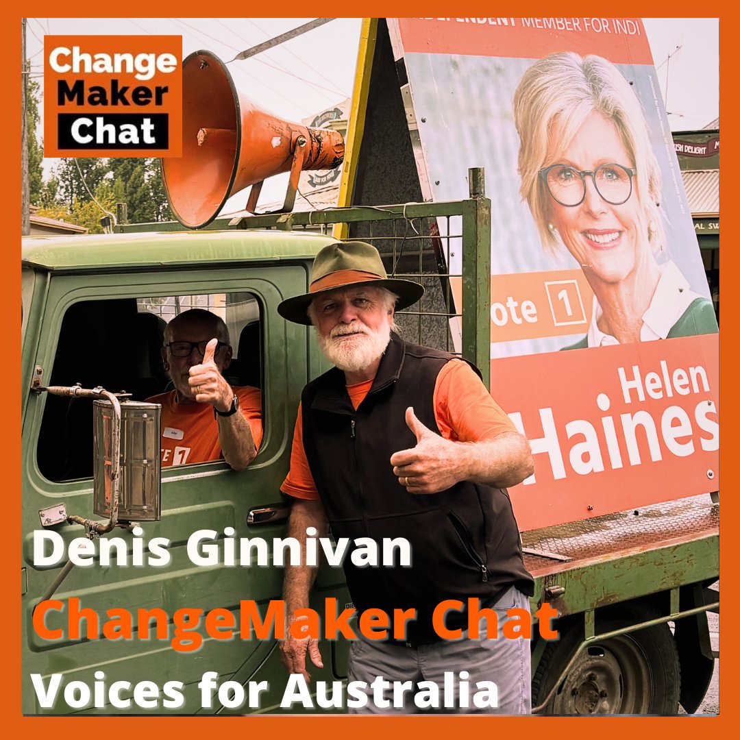 This week's episode is all about the community independents movement! Denis Ginnivan was at the first meeting that turned into Voices for Indi. We look at what can happen when community organising strategies are connected with electoral politics.

changemakerspodcast.org/denis-ginnivan…