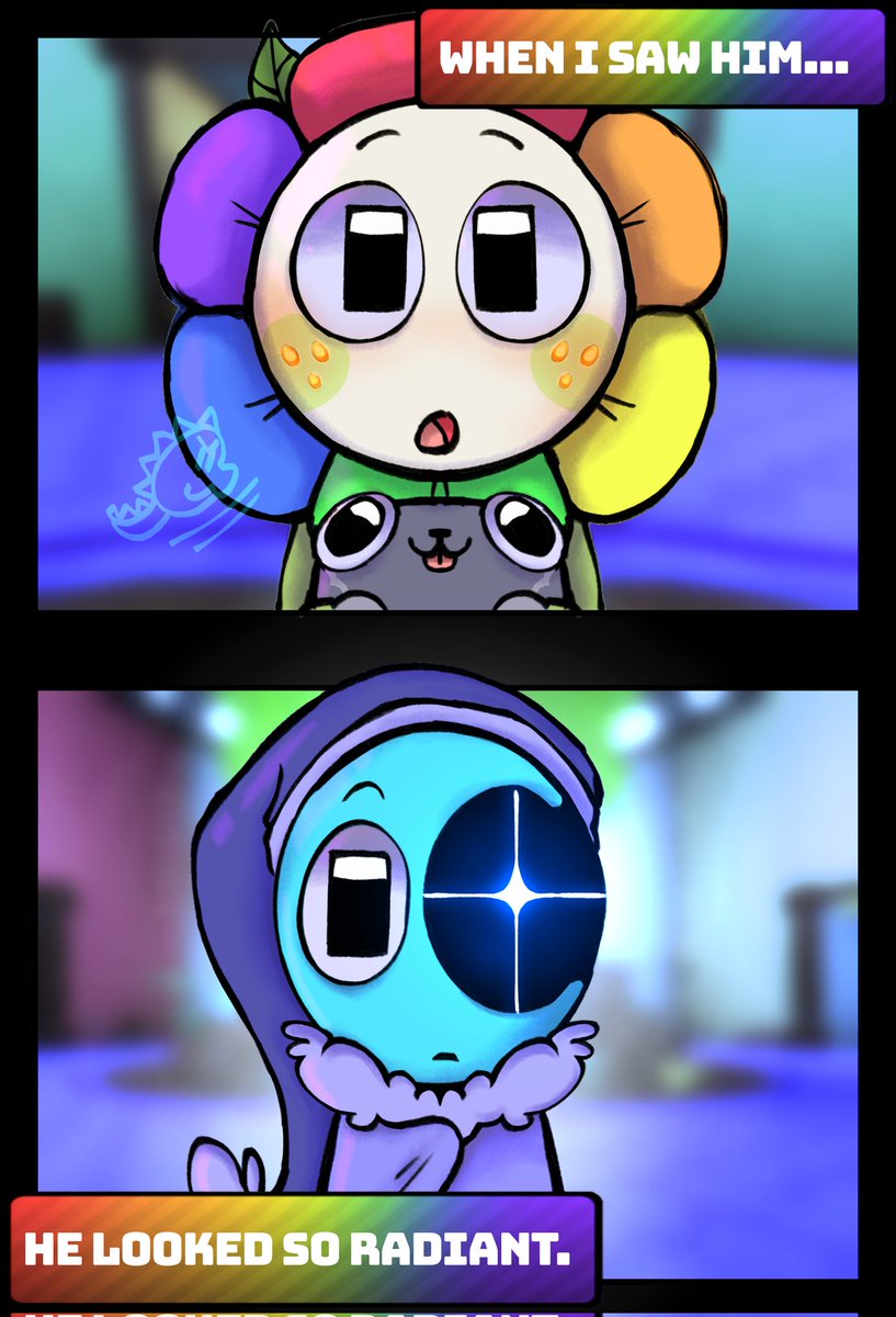 battthe1's tweet image. day 1: first meet yummy #Moonflowerweek2025 #moonflower @moonflowerweek