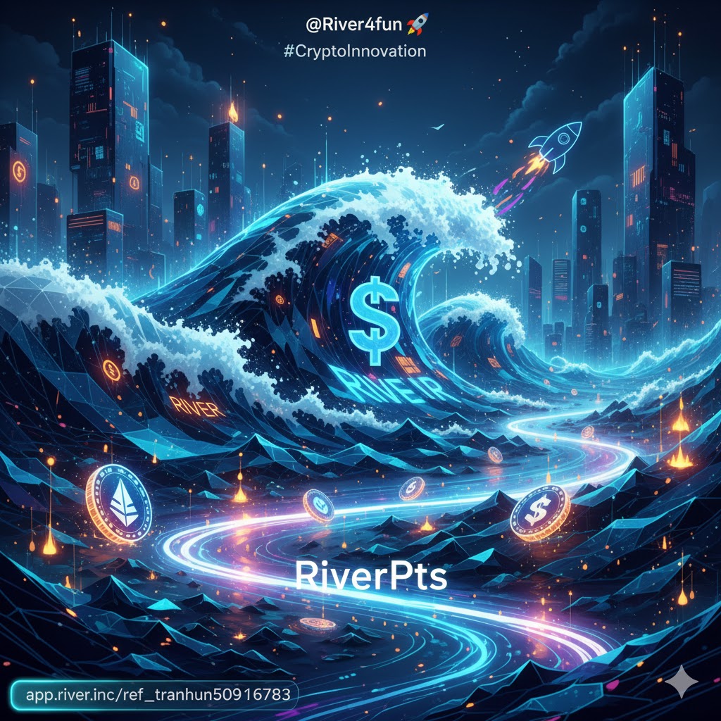Crypto waves surge 🌊 $RiverPts flows free! Stake, earn, ride the digital current with <a href="/River4fun/">River4FUN 🐝</a> 🚀 #CryptoInnovation

app.river.inc/?ref=tranhun50… 

Here's a breakdown of the information gathered:
Project Name: River (or Riverdot Inc.)
Token: $RIVER
Points System/Incentive Program: