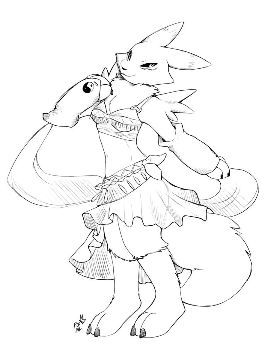 Renamon 🔥

Lineart Commission for <a href="/LuisJackRamirez/">Rebeca ^u^</a>