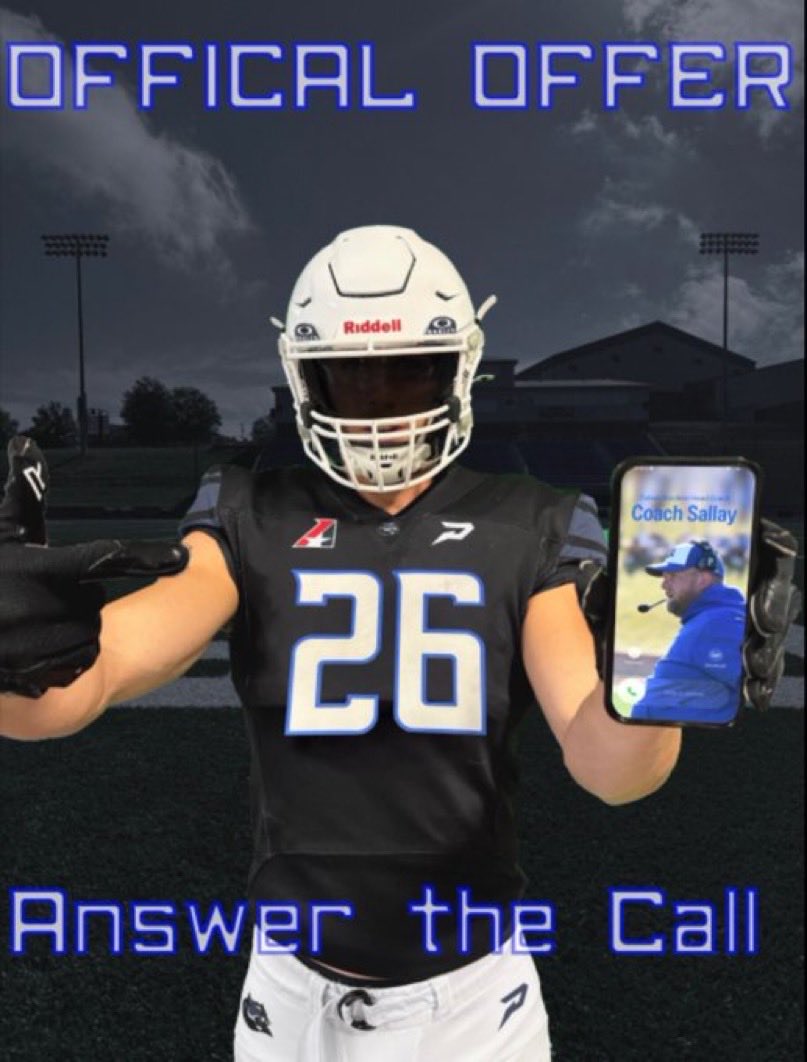 Excited to receive my first collegiate offer from Culver-Stockton <a href="/Coach_Frink/">Nick Frink</a> <a href="/_cbull/">Cody Bull</a> <a href="/CSCwildcatsFB/">Culver Football</a>