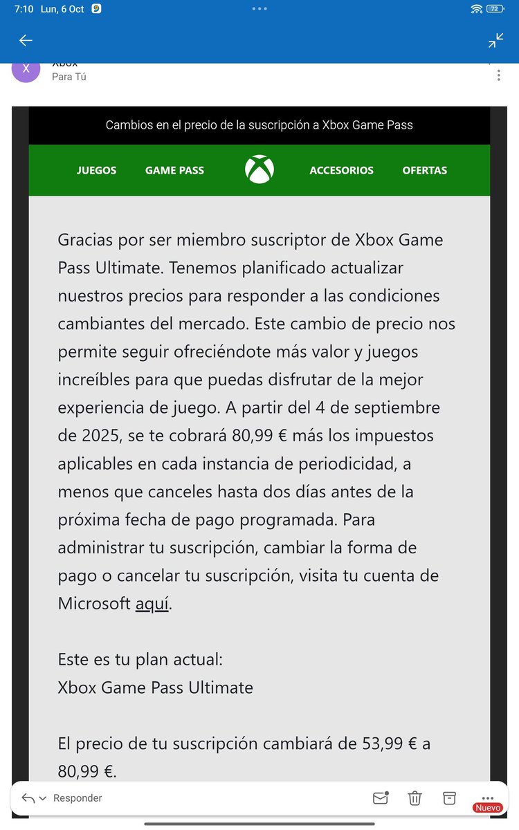 eXtas1stv's tweet image. 👀🔥 ALERTA 🚨🚨🚨

Si estás recibiendo MAILS así, BORRALOS inmediatamente, se tratan de una ESTAFA, si os fijais el mail de remitente es: xbox@e.xbox.com

Dale a RT 🔄 para que lo vea cuánta más gente mejor, están aprovechando la subida de Game Pass para esto.