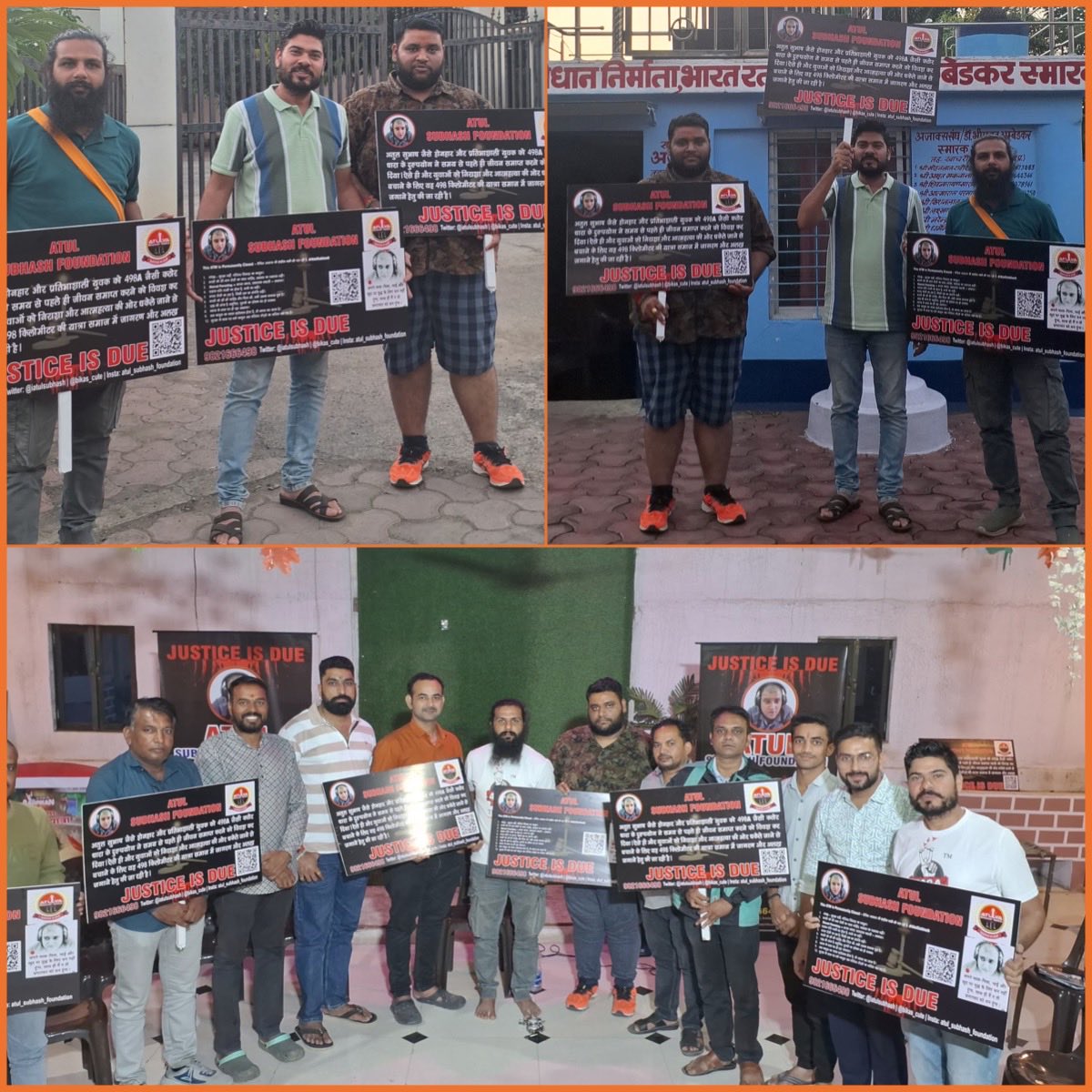 san_x_m's tweet image. The voice of Atul Subash has reached Khachrod, Madhya Pradesh. Soon it will echo in every corner of India.
Be a part of this voice and the fight for justice.

If not for Atul Subash, then for your son, your brother, your friend, your father or for yourself. 🙏
