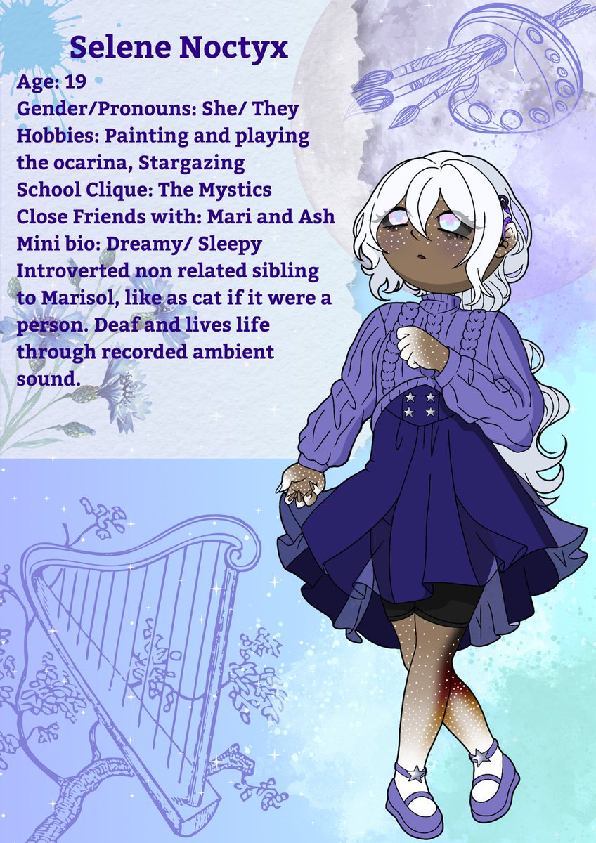 ShimmerAndMC's tweet photo. I made characters for my final project in college months ago... they are based on tarot cards with a twist. It's late, and I decided why not post them. 🤷🏾‍♀️ https://t.co/rIAFVNPBsQ