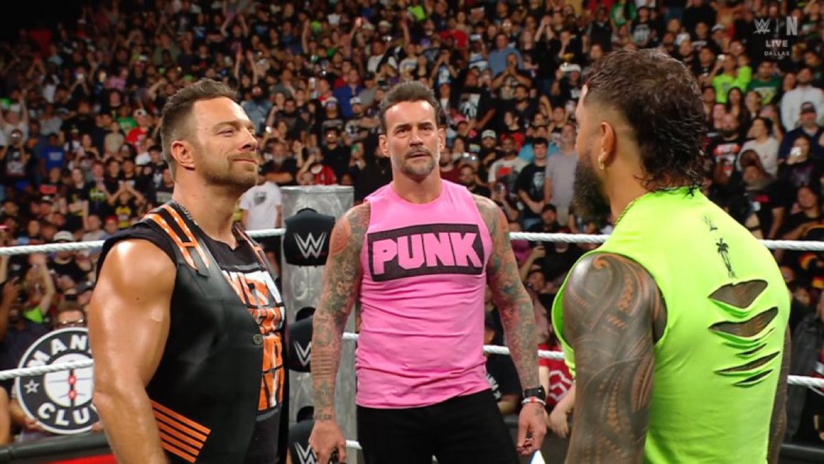 WrestleOps's tweet image. Jey Uso says he’s up next for the World Heavyweight Championship.

#WWERAW