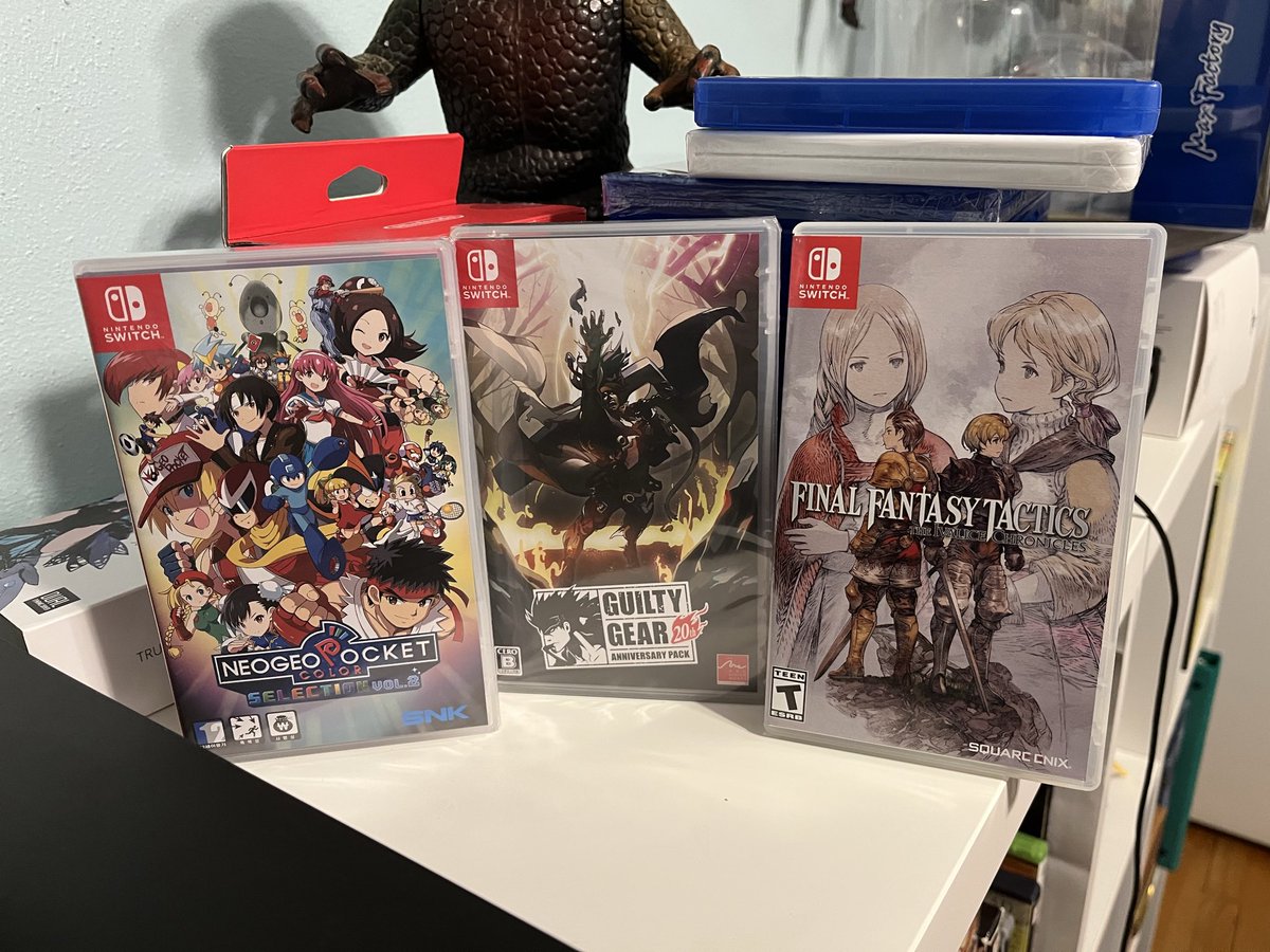 Recent pickups, mega hype levels 🔥 can't extinguish my fighting game deep dive 🔥