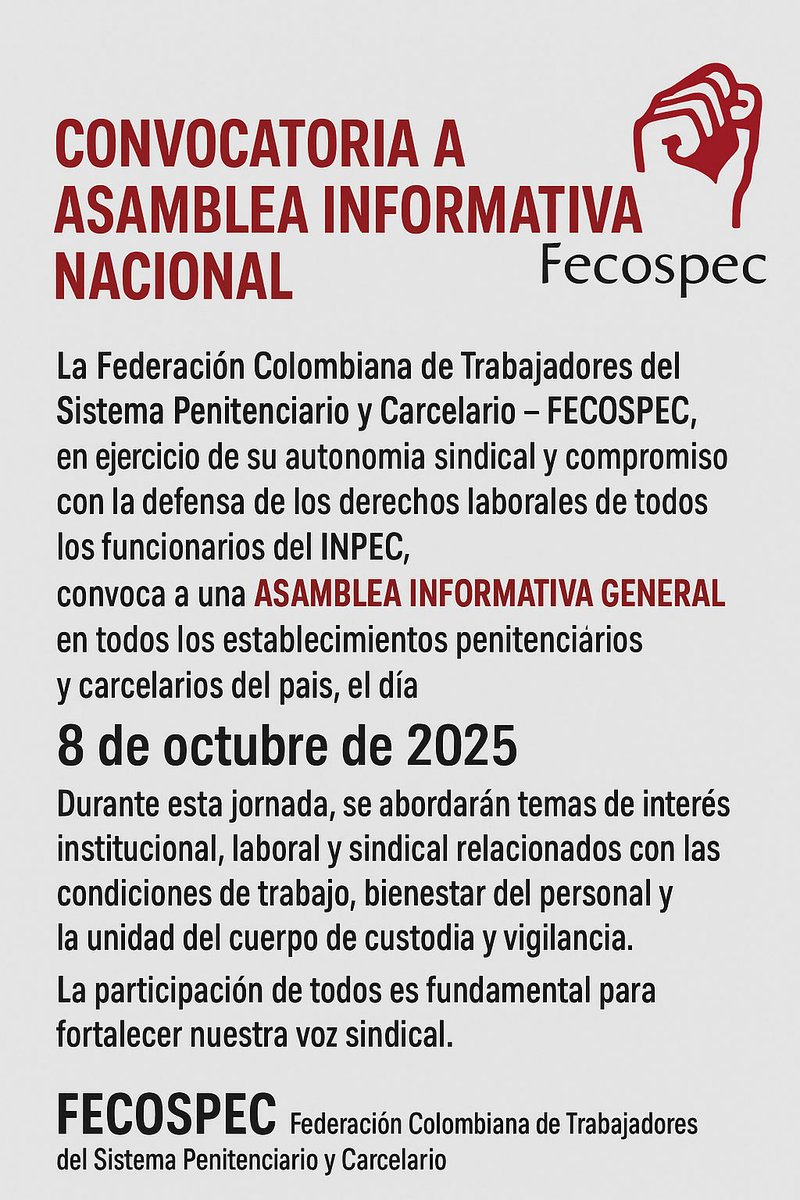 #inpec #INPEC  <a href="/infopresidencia/">Presidencia Colombia 🇨🇴</a>
