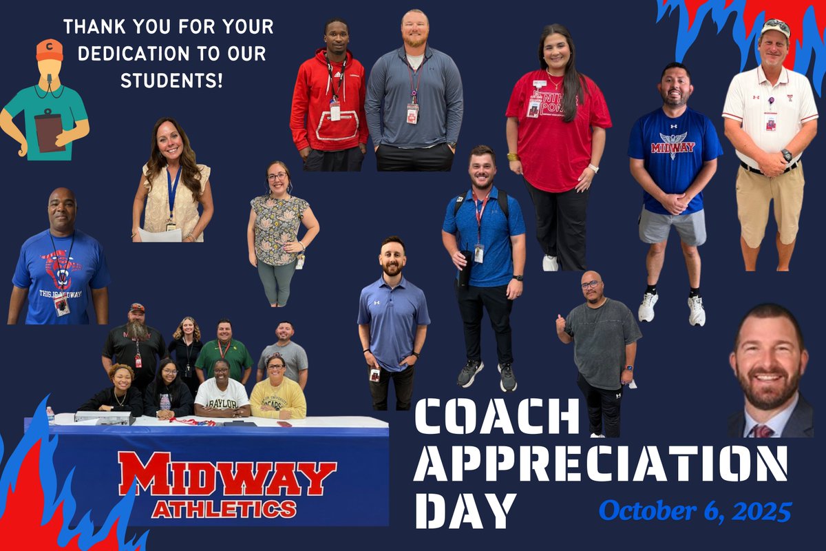 🏈👏 Happy National Coaches Day! 👏🏈
We’re celebrating our amazing MMS athletic coaches who pour their time, energy, and heart into our students every day. We’re so thankful for each of you! 💙💪 #MMSPride #CoachAppreciationDay #WeLoveOurCoaches #PantherStrong