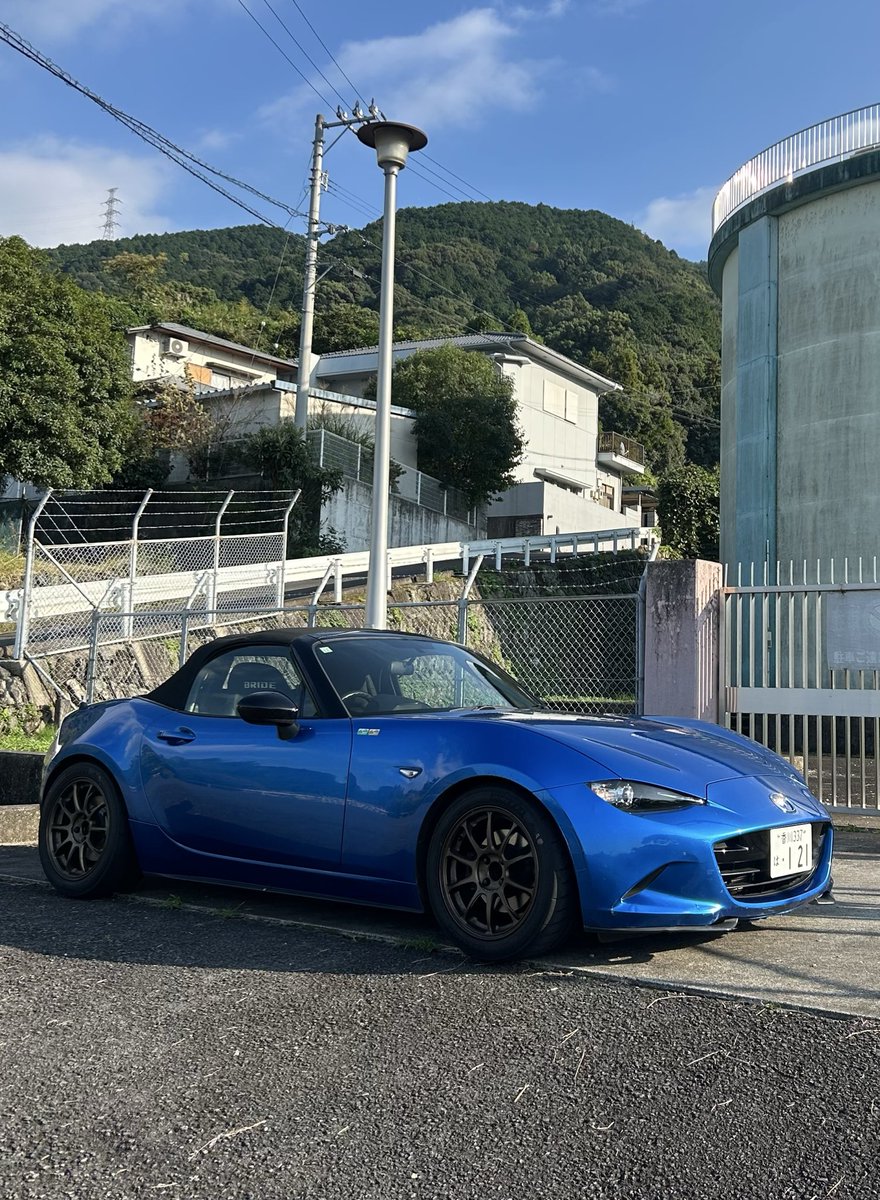NDロードスター！！！

ジムカ－ナをより本格的にしていきます！
まずは練習して慣れていくところからですが、いつかは上を目指していけるように頑張ります💪

この青色めちゃめちゃ気に入ってます！