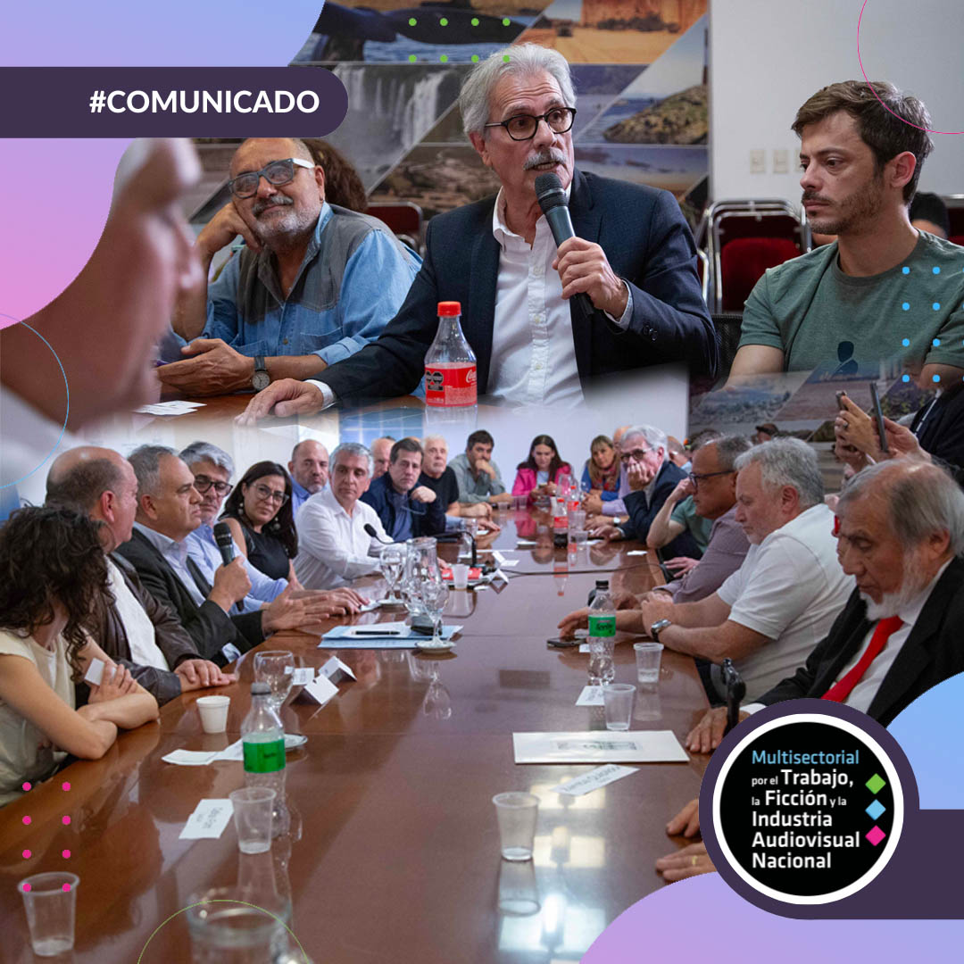 multisectorial_'s tweet image. Junto a las Sec. de Cultura de CGT, CTA-T y CTA-A, entidades de gestión derechos autorales e intérpretes (ARGENTORES, SAGAI, AADI, SADAIC, DAC) y FATPREN, fuimos recibidos por la Prta. de Comisión de Medios, Sistemas y Libertad de Expresión del Senado, Carolina Moisés.