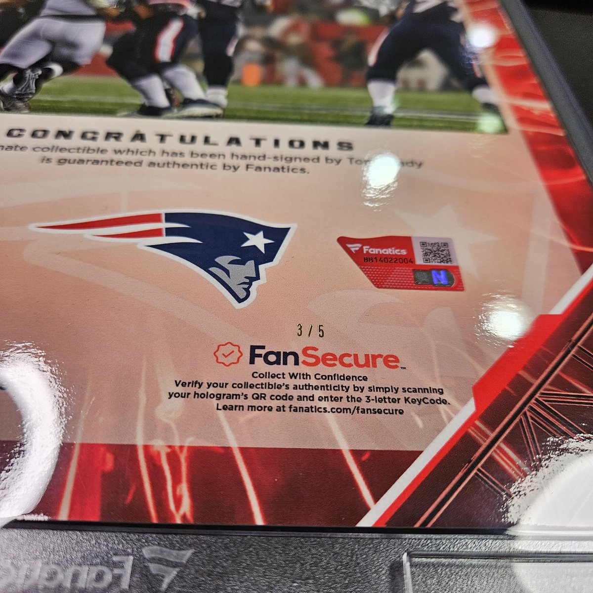 jaspysbreaks's tweet photo. 🚂 Just pulled this @TomBrady autograph #/5 out of 2025 @FansAuthentic Emanate #NFL!!!

Woo woooooo!

#TheBigHitExpress #groupbreaks #tombrady #newengland #patriots https://t.co/Fix0iagVO8