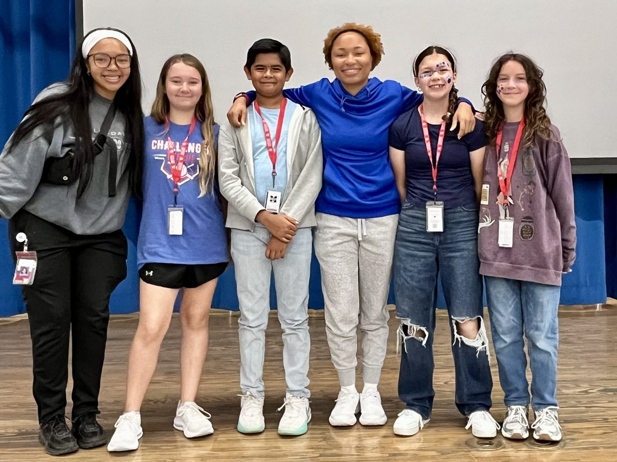 MMS went blue for Blue Out Bullying Day! 💙💪 Together we stand for kindness, respect, and inclusion. #BlueOutBullying #MMSPanthers #ChooseKindness