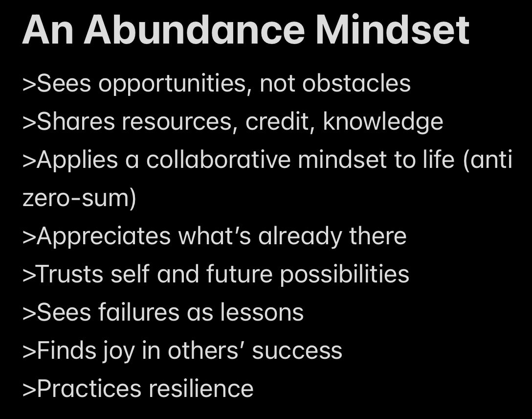 Life is a game of optics.

Choose abundance.