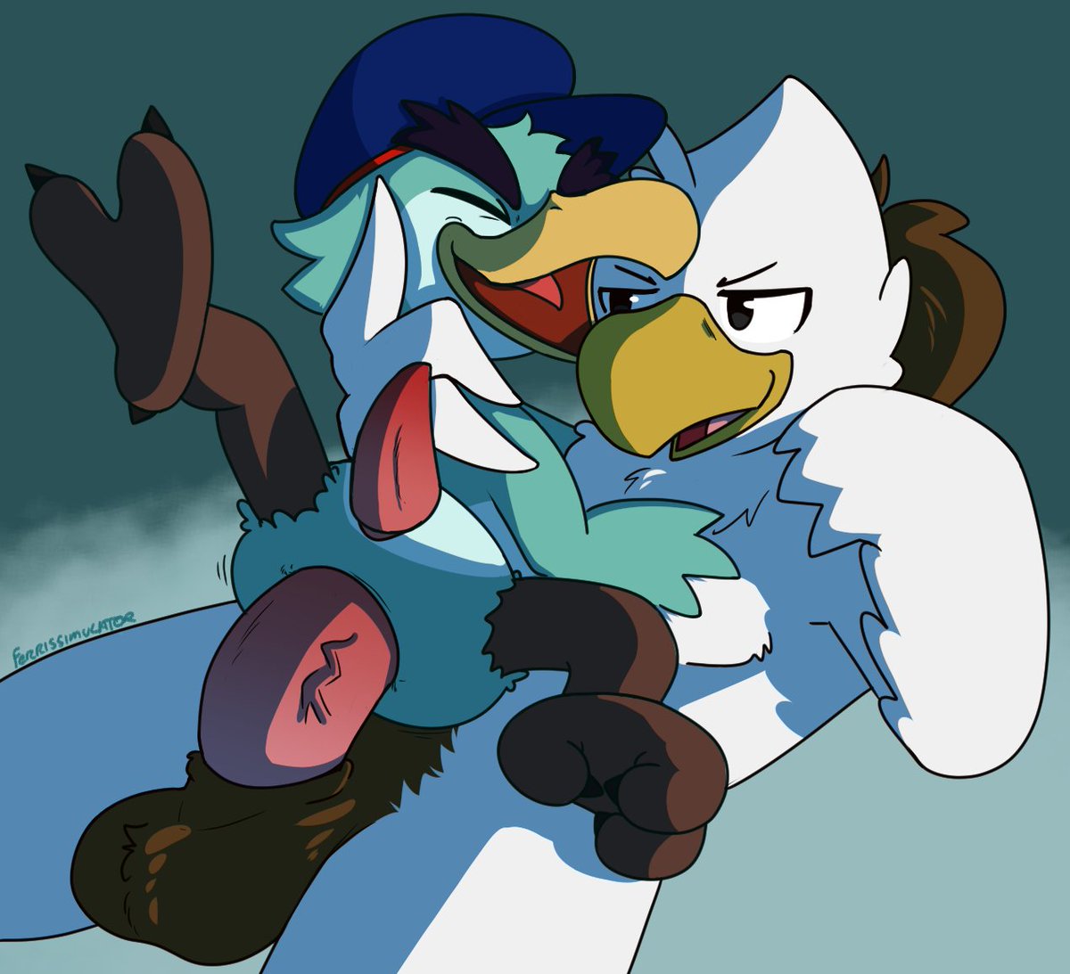 Trade with <a href="/KAZOKO3/">🔞KAZOKO😺 (Comms OPEN)</a>! 

Haywood giving his favorite, Joey, the filling of a lifetime~