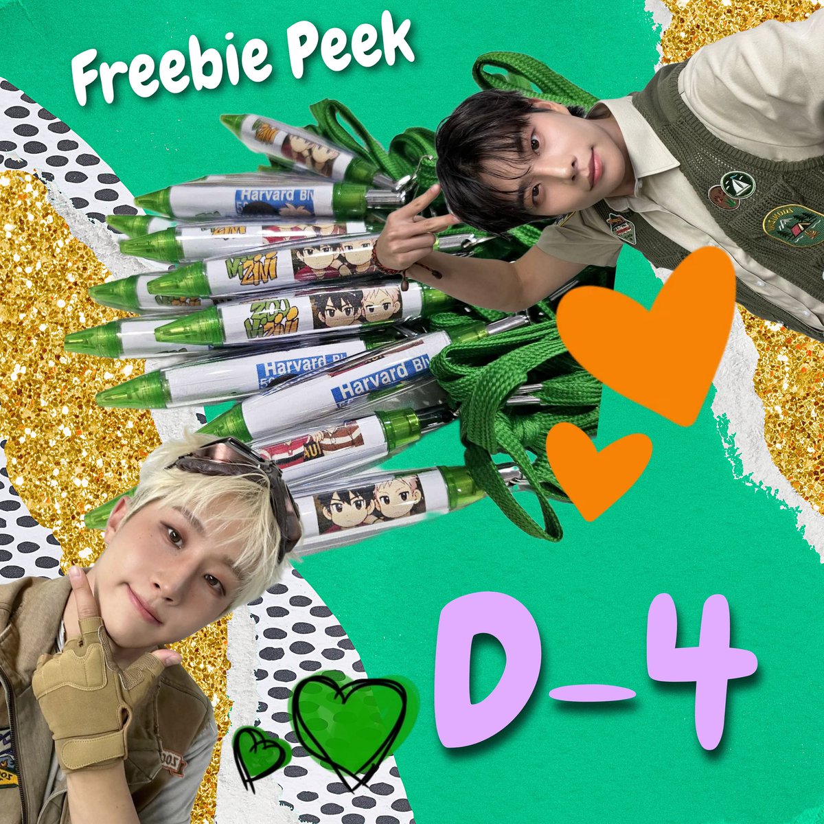 D-4! MyungJin pens are ready! Team Green, it’s our time to shine! Let's go! 💚🎲✨

#cAROHAstopover #RollTheDiceInManila #DICE #RollTheDice #Astro #Aroha #MJ #JINJIN #ArohaUnnies