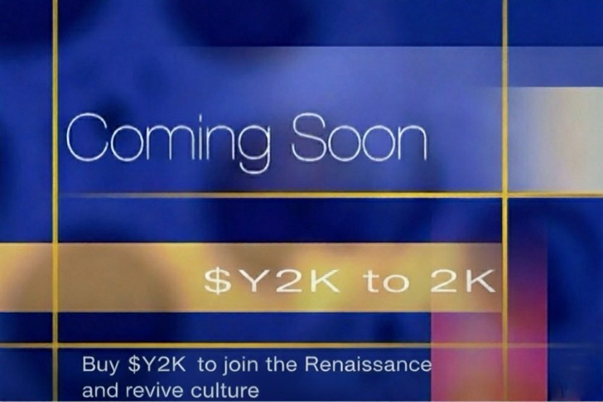 One of the greatest parts about #Y2K is everyone that’s in is here for the love of nostalgia 

Sure there’s a coin attached to it, but doing a little looking into it you see there’s a true passion 

A little more thinking on it and you realize how this can slowly turn into a full