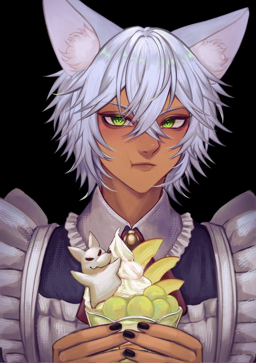 My chat likes to throw me in a maid's outfit, but my friends like to do it more.

Back from vacation! Hope to see you all soon~