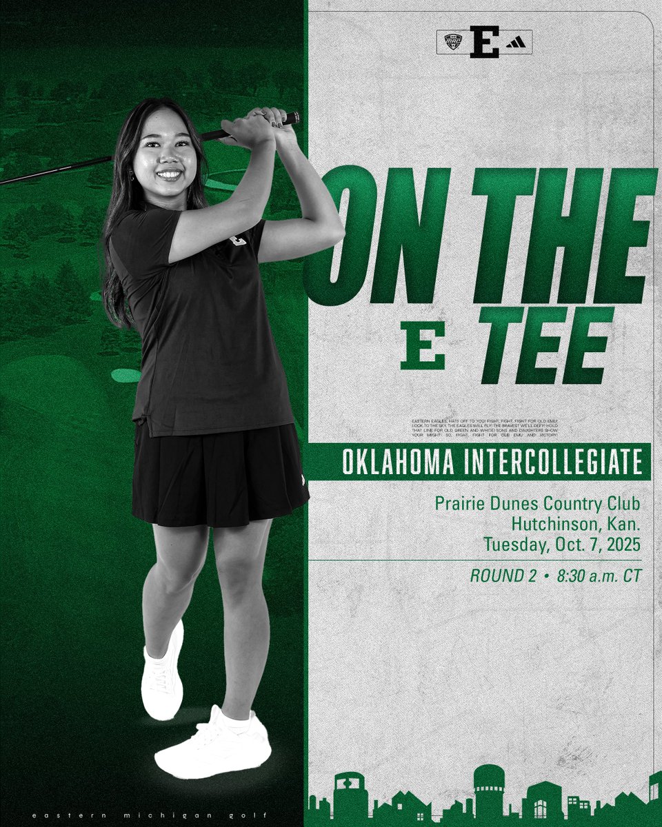 On The Tee: Oklahoma Intercollegiate, Day 2 

Tournament has been shortened to 36 holes with the final round today, weather permitting...

⛳️ tinyurl.com/2alh9xzc 

#EMUEagles