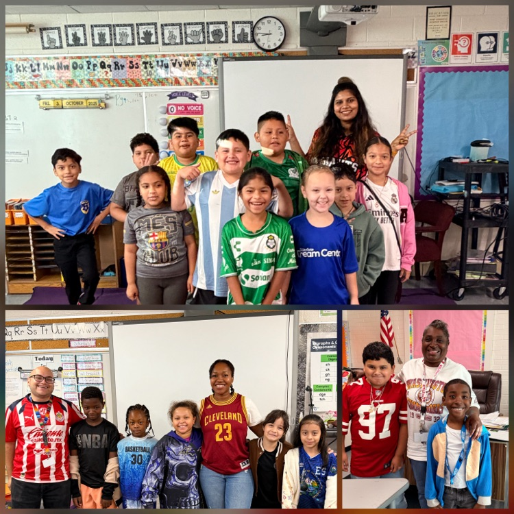 🎉 Spirit Day 2: Sports Day! ⚽🏀
Panthers showed amazing team spirit—rocking jerseys, sports gear, and representing sports from around the world! 🌎💪🏽

Thank you for celebrating Hispanic Heritage Month 💙💛🐾

#HispanicHeritageMonth #PantherPride #WeThrive #GlobalLeaders