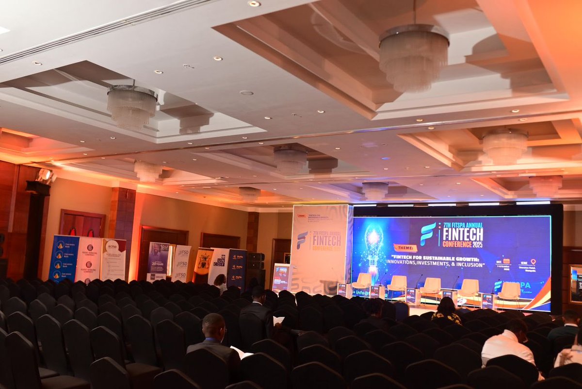 FitspaUG's tweet image. LIVE EVENT: The energy is electric as guests arrive for Day 1 of the #FITSPAConference!

Networking, innovation, and powerful fintech conversations are already in motion. 🚀

📌 Conference Theme:
“Fintech for Sustainable Growth: Innovations, Investments &amp;amp; Inclusion”

📺 Watch…