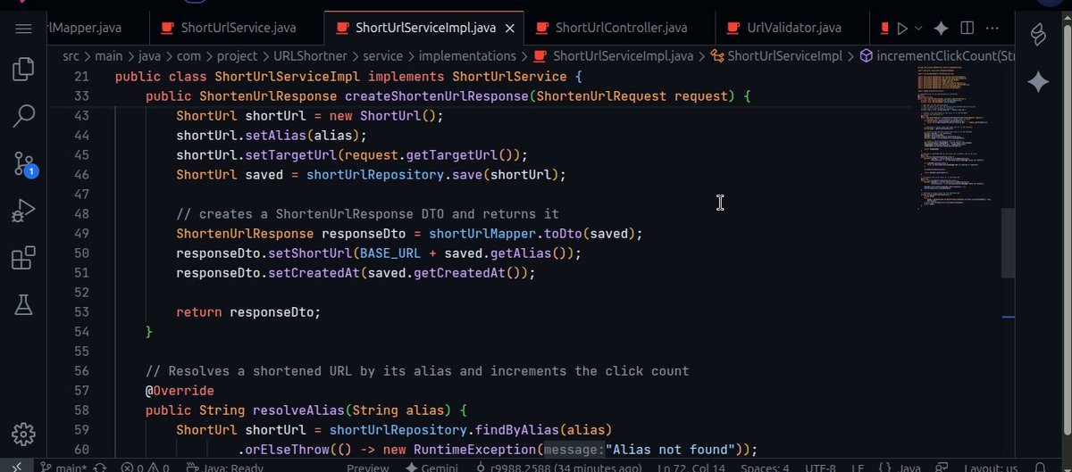 CODERonak's tweet image. Just wrapped up the URL Shortener backend API! Built with #SpringBoot.
Next: Deployment to #GoogleCloud + #CloudSQL
Checkout the code -
github.com/CODERonak/Url-…