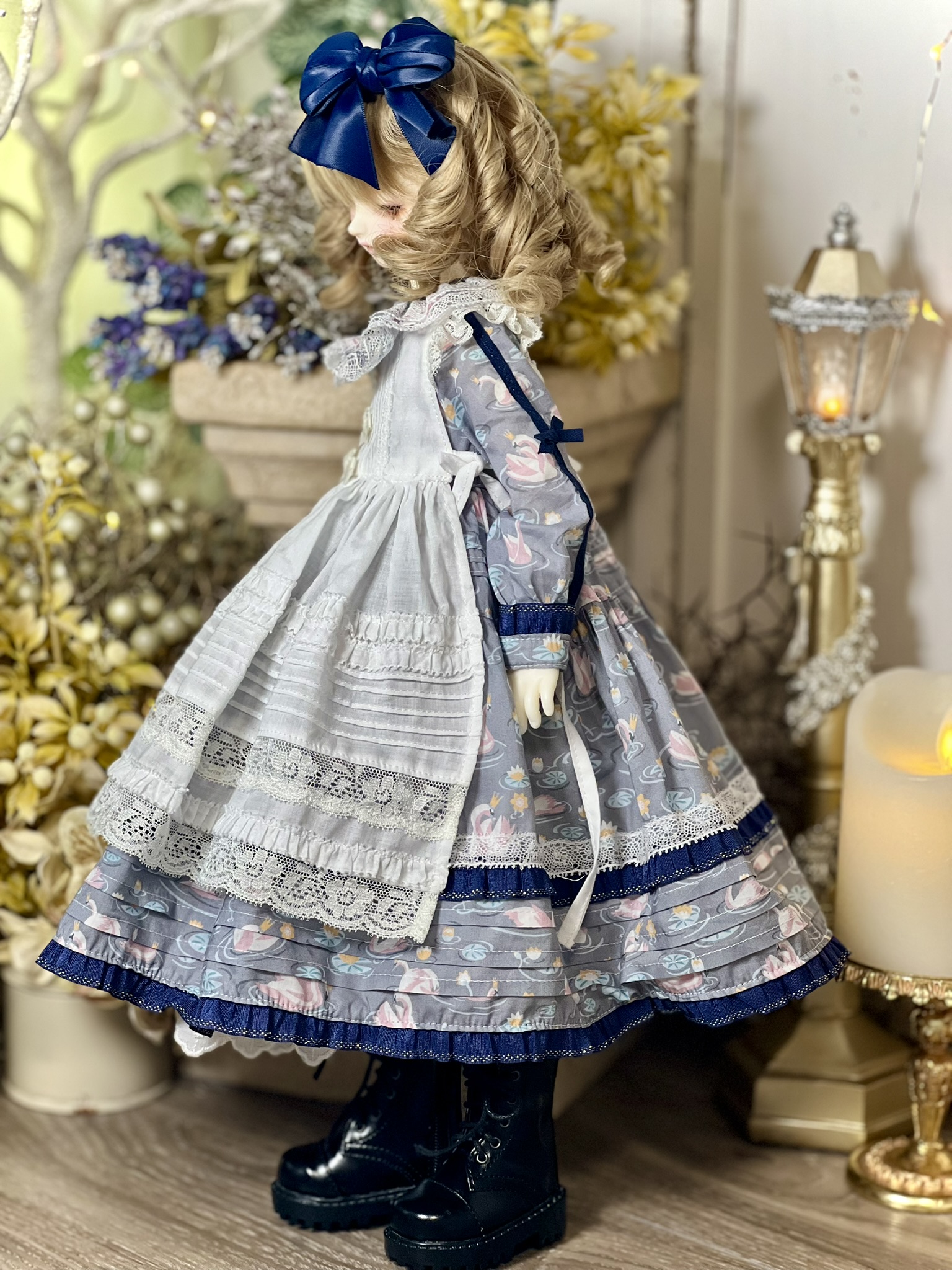 ドレス人形 楽天市場】オビツ11 ドール 人形 服 衣装 ワンピース レトロ