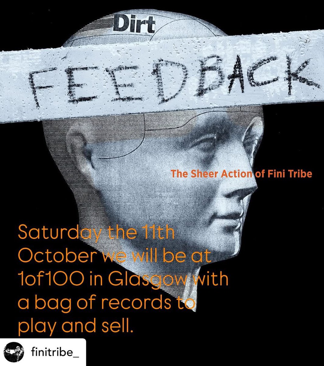 weare1of100's tweet image. Fini Tribe will be in Glasgow on Sat 11th, 1pm in our shop! They will have records and CDs to sell and for the 1st time EVER you can order their Ltd Edition T-shirt number too before it goes online. 4 of the band are going to play some 45s and have a blether. Let The Tribe Grow.