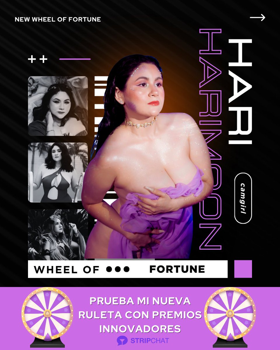 ¿Ya estas participando por el gran premio?🥵
Estaré premiando al usuario mas jugueton con la nueva ruleta
ONLINE HERE NOW ✅
<a href="/stripchat/">Stripchat.com 📸 🎥</a> 
stripchat.com/harimoon1/foll…
