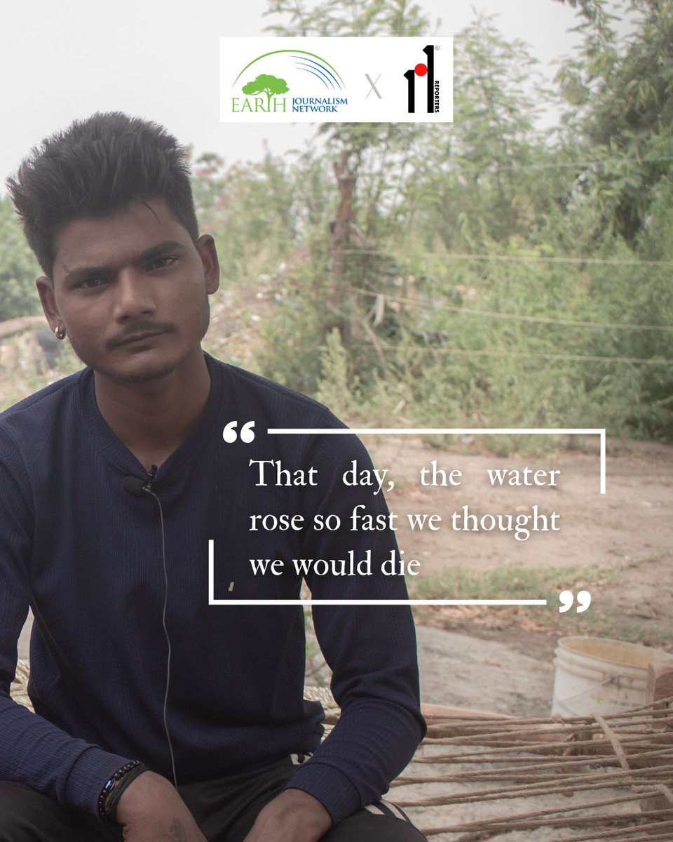101reporters's tweet photo. For those living along the Yamuna, floods arrive without warning, taking homes, crops, and hope with them.
Read full story by Pallabi Sen on https://t.co/5ibfq2JnBK
https://t.co/RlPtzDIsyh
#101Reporters #ClimateChange #YamunaRiver #GroundReport #IndiaClimate #HumanStories https://t.co/KBTXI5ab8c