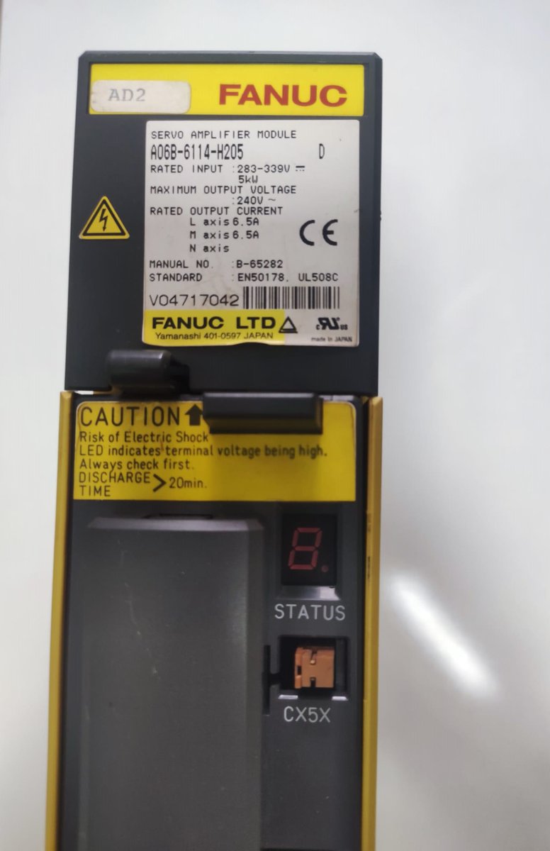 sm_cnc's tweet photo. A06B-6114-H205 Fanuc Servo Sürücü ve Çeşitleri.
Stok Teslim .

https://t.co/RXVMsScVQs
Whatsapp: 0533 624 2283
X : sm_cnc

#a06b6114h205 #fanucservosürücü #cncyedekparça #fanuckarttamiri https://t.co/n5P7HLEhBT