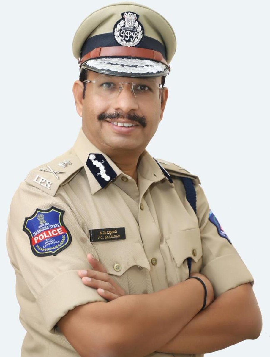 hydcitypolice's tweet image. Hello everyone,

One can now directly reach out to Hyderabad Commissioner of Police Shri. VC Sajjanar, IPS via X (x.com/SajjanarVC) for any personal grievances.

For the convenience of youngsters not on X, he is also available on Instagram: instagram.com/vcsajjanar_ips/