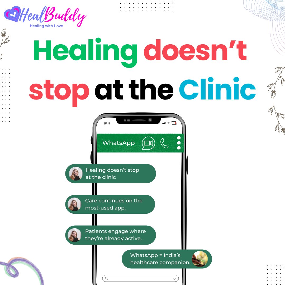OptimalAgentsAI's tweet photo. Care Beyond the Clinic

WhatsApp follow-ups, prescriptions &amp; reminders.
One tap. Your clinic in their pocket.

HealScribeAI – Every patient heard, every time.

#DigitalHealthcare  #HealScribeAI  #MedicalAI  #SmartClinic #VirtualCare #WhatsAppHealth #ClinicInPocket  #PatientFirst https://t.co/dFpTp2Gt1L