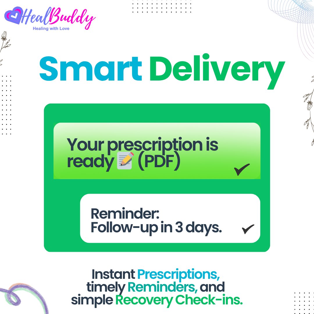 OptimalAgentsAI's tweet photo. Care Beyond the Clinic

WhatsApp follow-ups, prescriptions &amp; reminders.
One tap. Your clinic in their pocket.

HealScribeAI – Every patient heard, every time.

#DigitalHealthcare  #HealScribeAI  #MedicalAI  #SmartClinic #VirtualCare #WhatsAppHealth #ClinicInPocket  #PatientFirst https://t.co/dFpTp2Gt1L