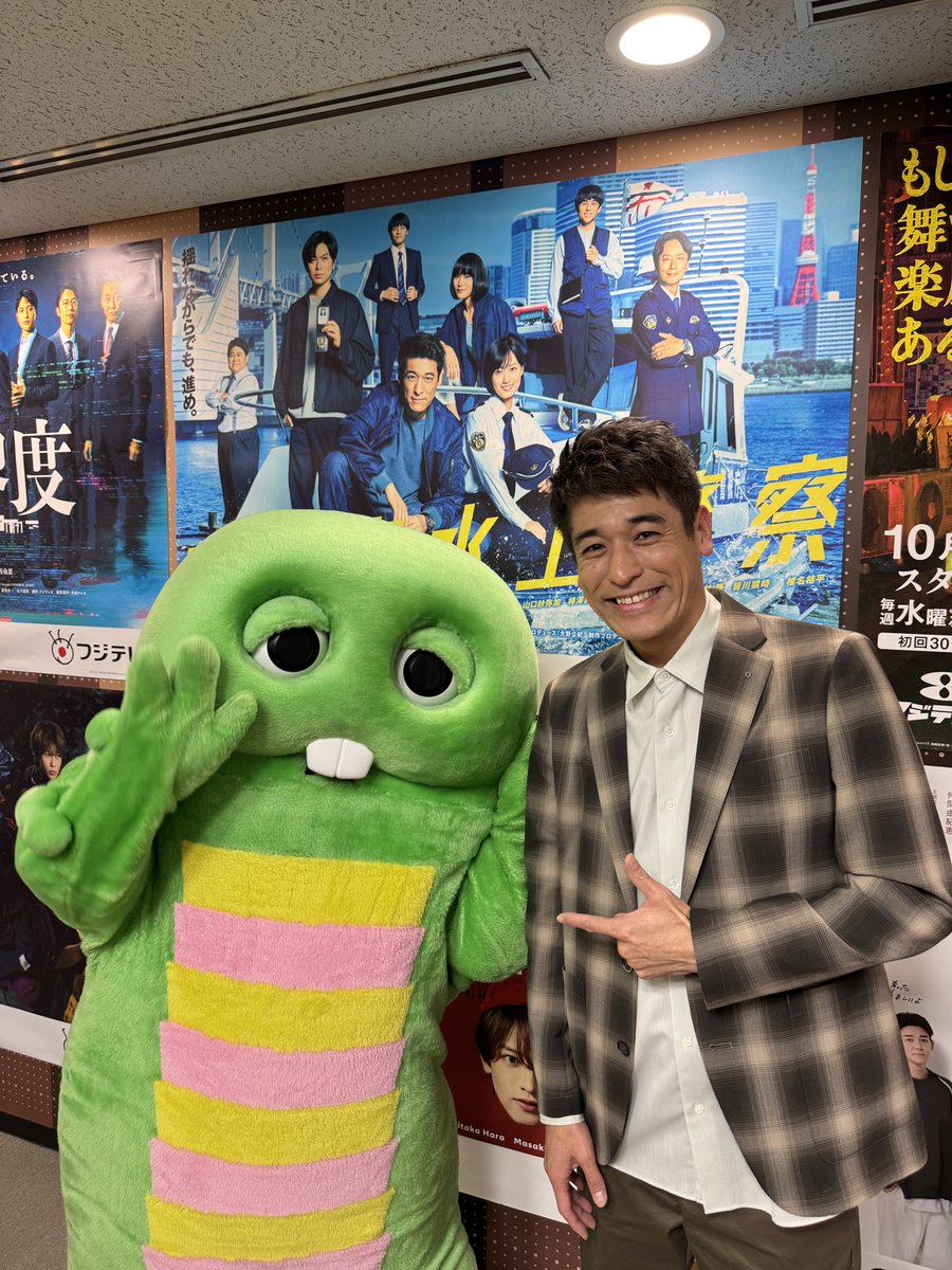 GachapinBlog's tweet image. みんなやっほー！

これからイットだよー！

そして！9時からは！
#新東京水上警察
はじまるよー！！
たのしみ！！

隆太さん！またあそぼうねー！