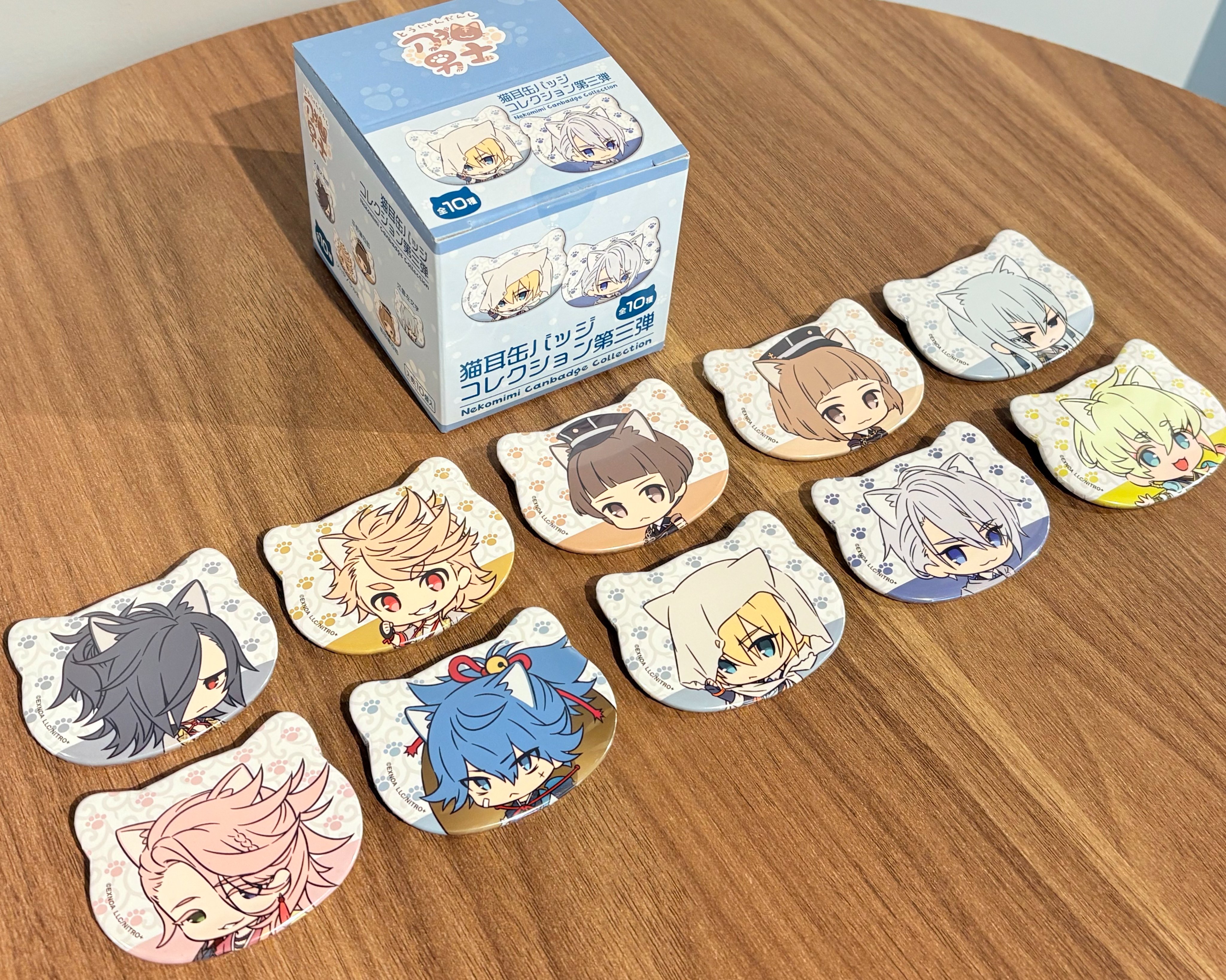 【10点まとめ売り】 髭切 刀猫 缶バッジ 刀剣乱舞 刀猫男士 猫耳缶バッジ POP @P SPACE -AKIHABARA- on X: 