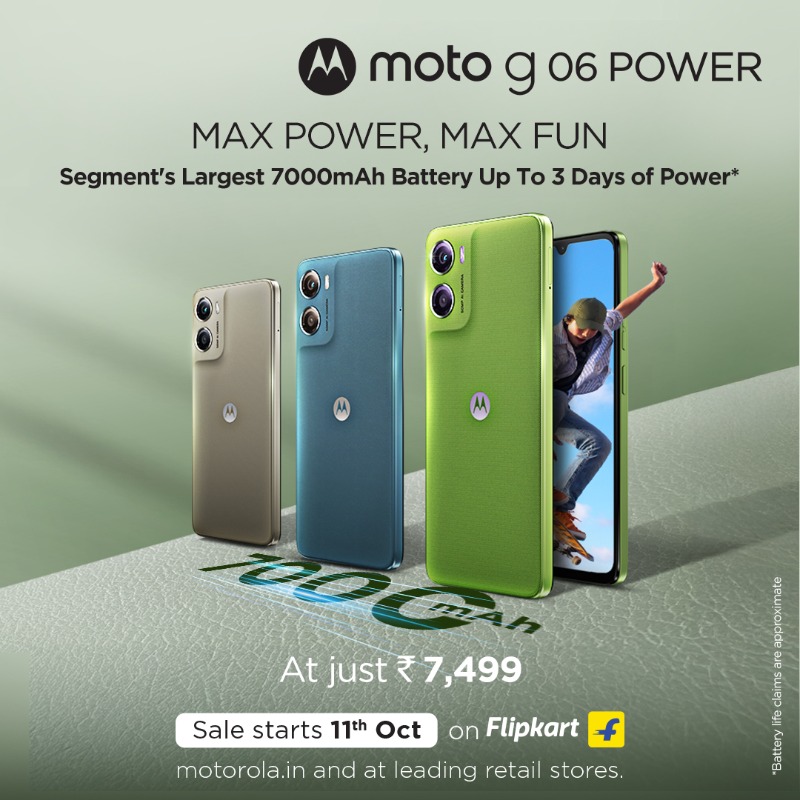 Moto G06 Power launched-