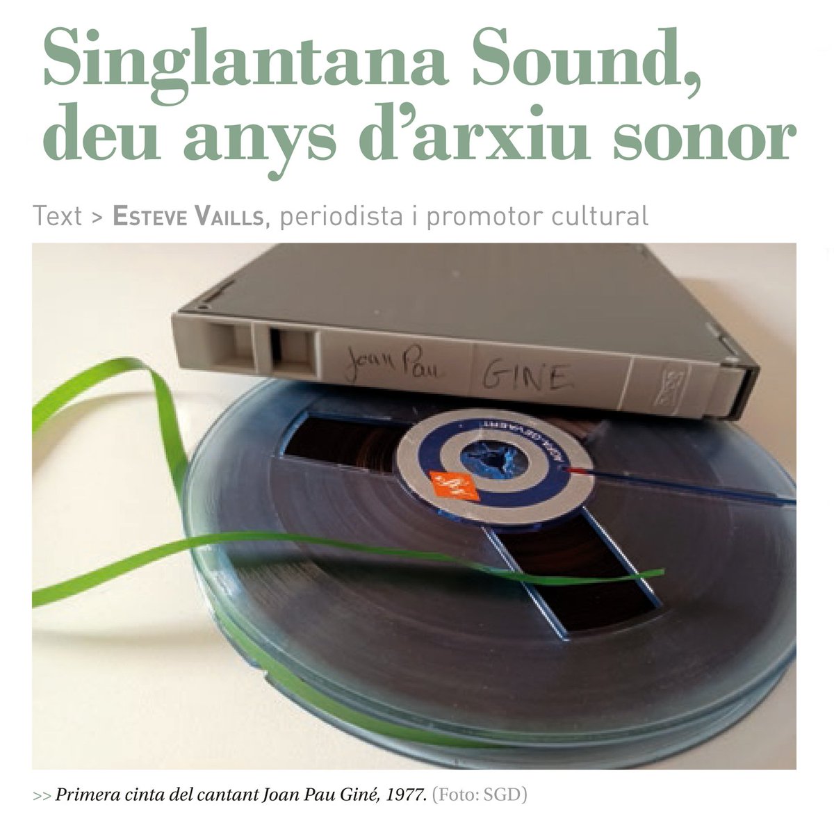 estevevalls's tweet image. [Autopromo]
Mon article dans la Revista de Girona, septembre-octobre 2025.
[Autopromo]
El meu article a la Revista de Girona, setembre-octubre del 2025.