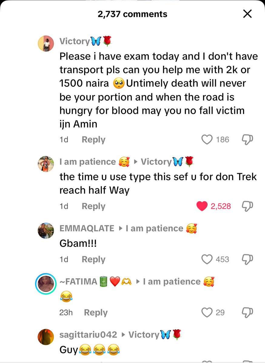 I love tiktok comments sm 🤣🤣