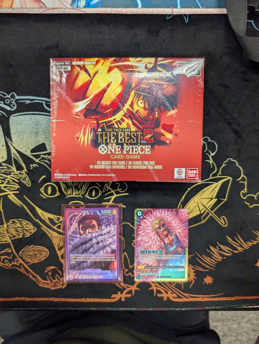4-0 at Wizards Keep win a box today with Katakuri 🍩 
UP Luffy: 🟢 1st
Enel: 🟢 2nd
Bonney: 🟢 1st
Enel: 🟢 🎲 1st