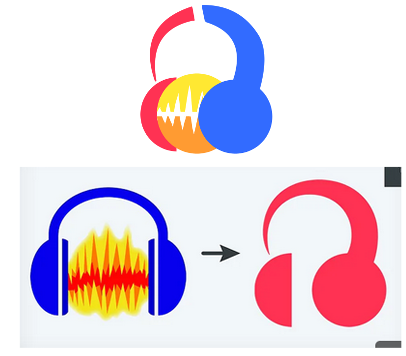audacity's new logo change kinda annoys me so i tried to make a quick mockup mixing the two