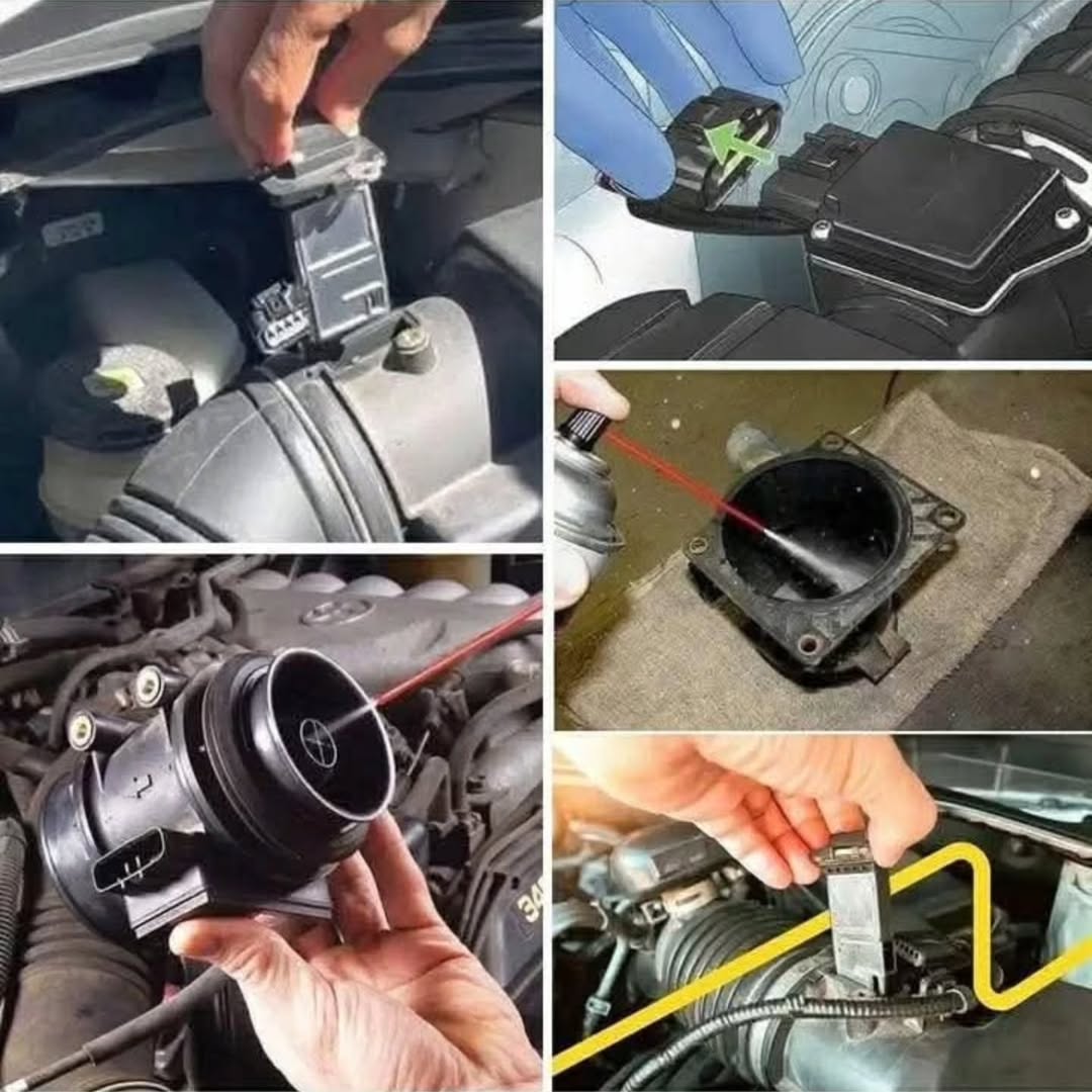 WorldofserviceN's tweet image. Cleaning the MAF sensor the wrong way can mess up your car’s performance! ⚠️ Always handle it with care for a smoother drive 🚗💨”

#MAFSensor #CarPerformance #CarTips #WorldOfService #AutoCare #MechanicLife #CarMaintenance #DriveSmart #GarageVibes #ReelOfTheDay
