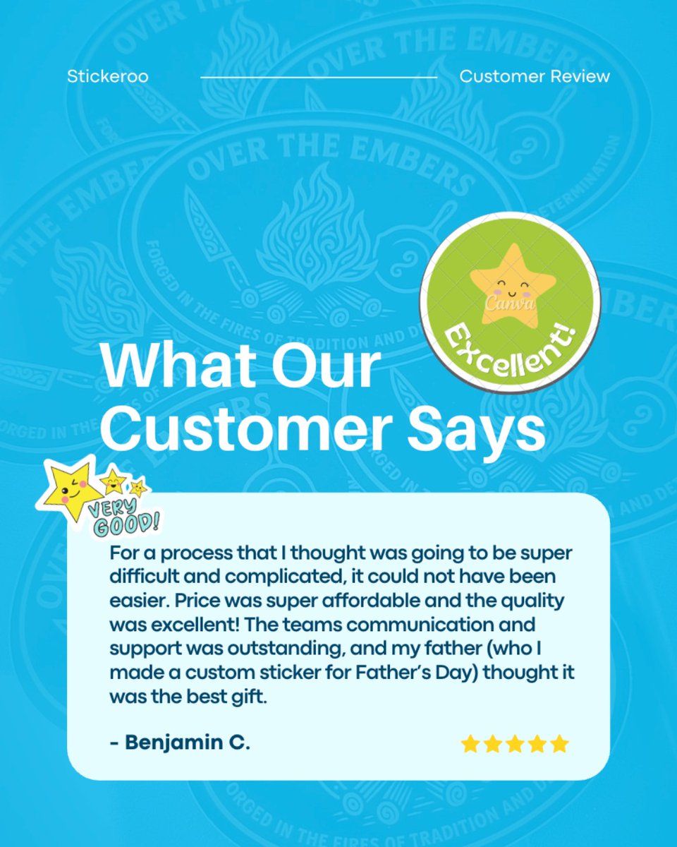 StickerooAu's tweet photo. We can talk all day about how good our stickers are, but nothing beats hearing it straight from the legends who use them. 💬✨

#stickeroo #customstickers #stickerlove #aussiemade #smallbusinessaustralia #stickercommunity https://t.co/psW58n7RFy