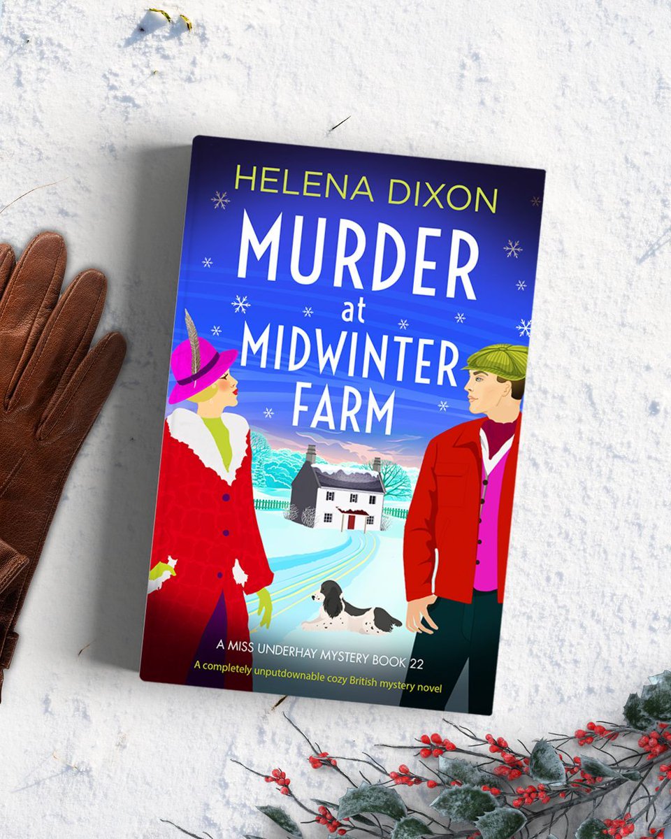 Preorder now!! 🔍 Murder at Midwinter Farm 🎄 Treat future you to a cozy, golden age style festive murder geni.us/B0FKVCL18Gauth…