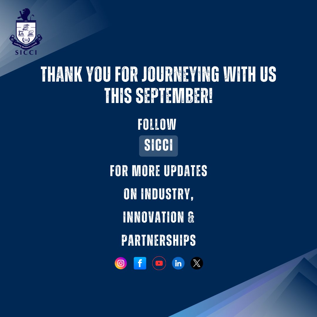 🚀 SICCI September 2025 Recap!

A month filled with innovation, collaboration &amp; impact — from AI, MSMEs, CSR &amp; Supply Chain to Tourism &amp; Leadership!

Celebrating progress, partnerships &amp; purpose! 🌍✨

#sicci #siccievents #monthlyrecap #innovation #msme #csr #leadership #tourism