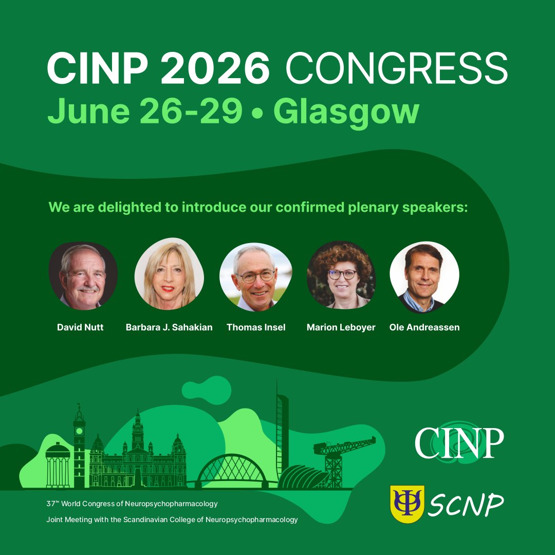 📢We are excited to announce our lineup of plenary speakers for #cinp2026
The renowned international experts will be sharing their groundbreaking work and discussing the latest advancements in the field. 
👉 Subsctibe for all updates and information: cinp2026.org/subscribe.html
#CINP